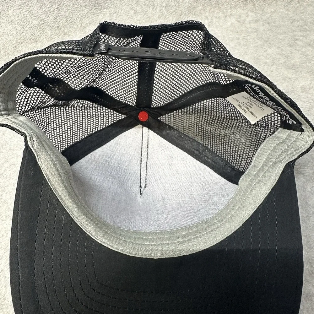 Imperial Golf Hat Adult OSFA Black SnapBack MMPC 22 Patch Logo Rope Brim Trucker